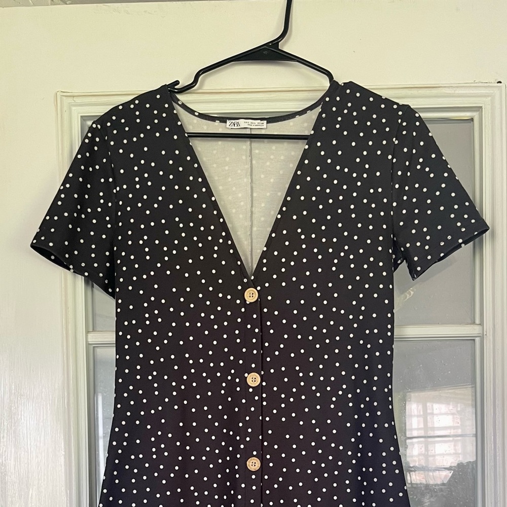 Large Polka Dot Zara dress